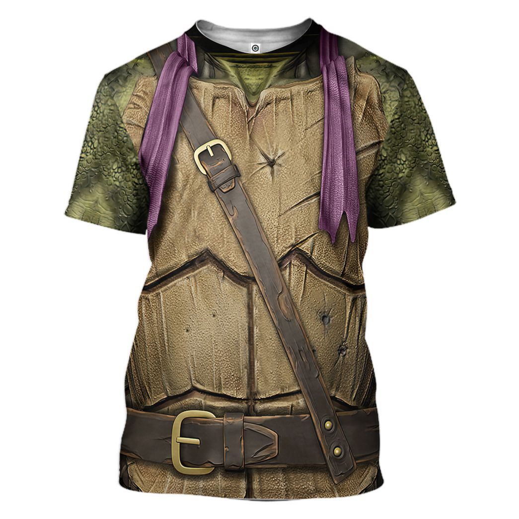 Donatello TMNT Don Donnie Purple Cosplay Costume Hoodie Sweatshirt T-Shirt Sweatpants Tracksuit - Stormmerch Exclusive