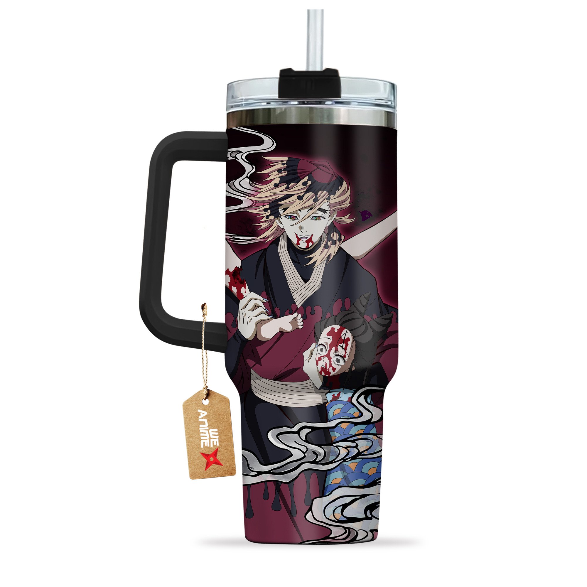 Douma Kimetsu no Yaiba Anime Custom Stanley Cup 40 oz 30 oz Tumbler With Handle