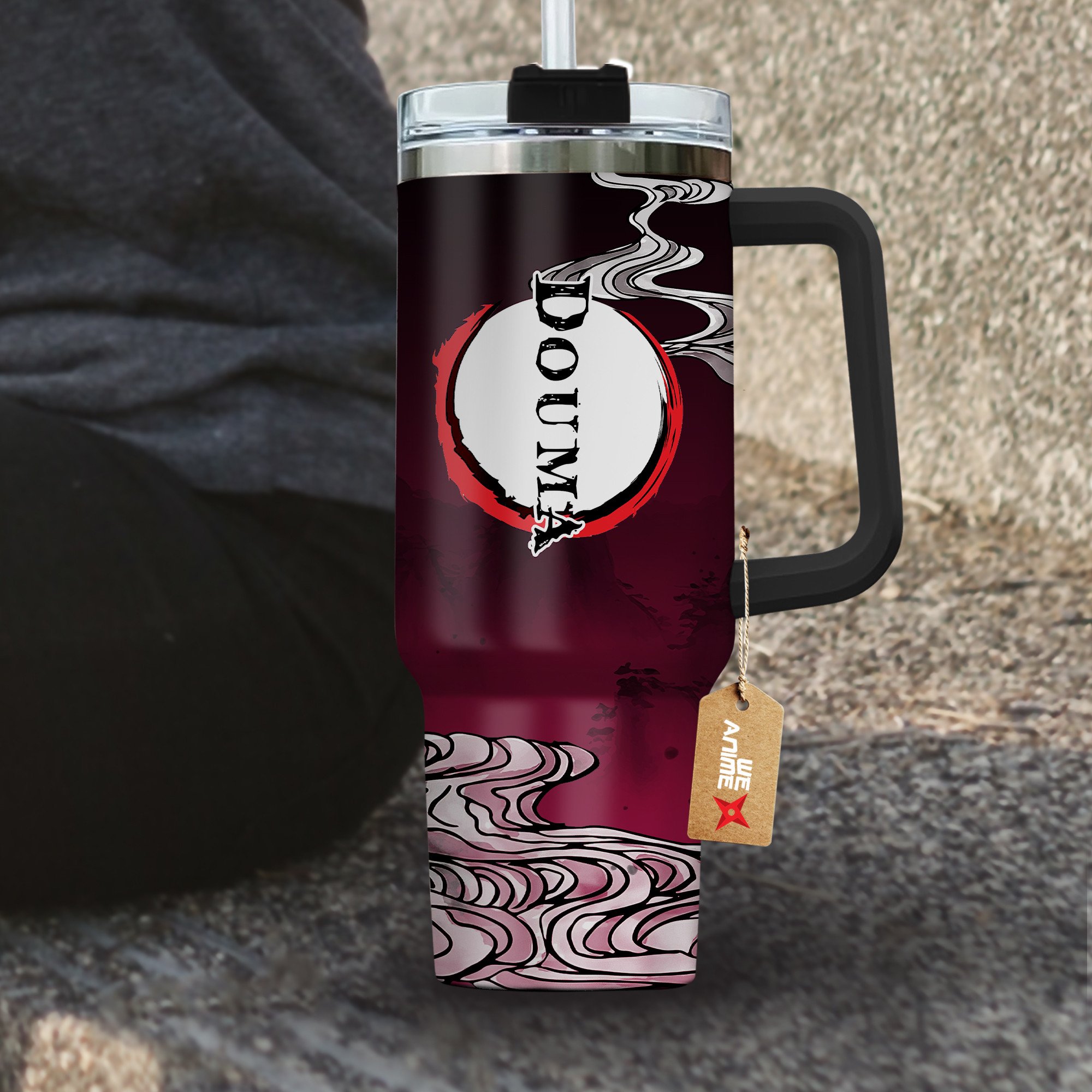 Douma Kimetsu no Yaiba Anime Custom Stanley Cup 40 oz 30 oz Tumbler With Handle