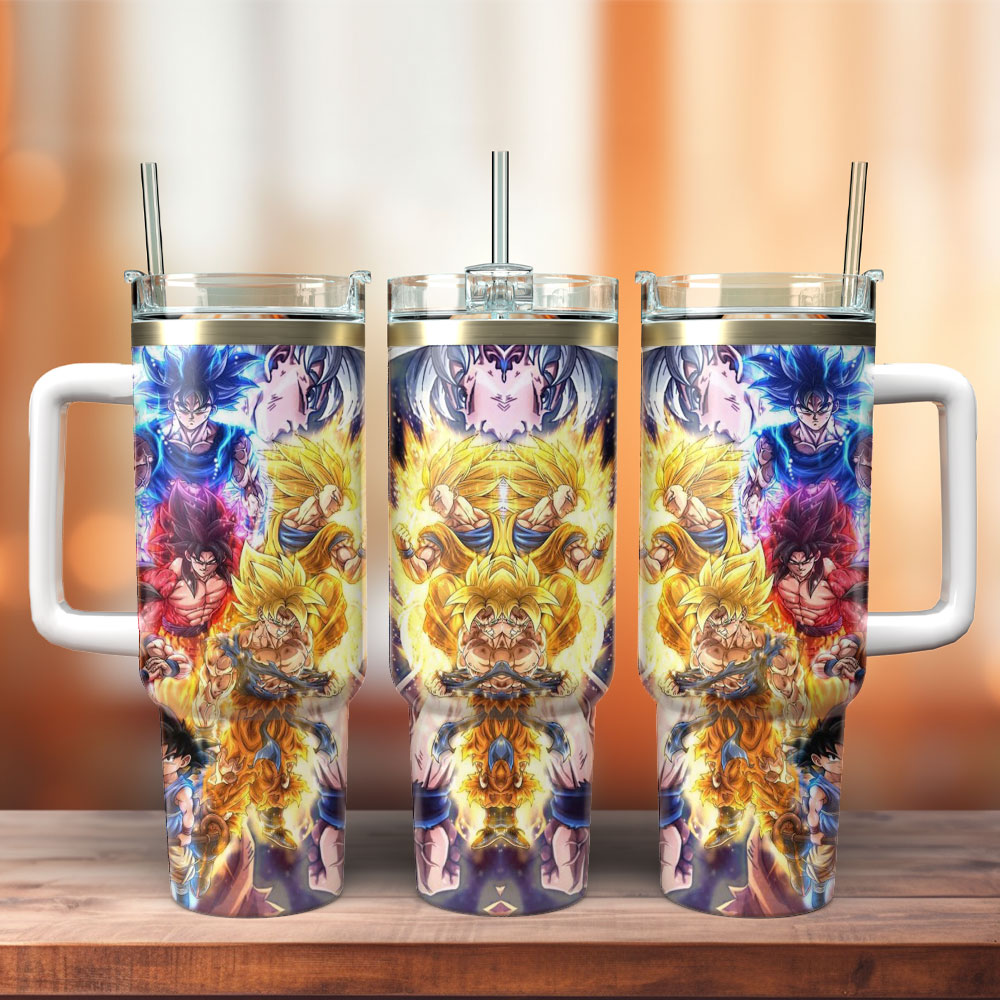 Dragon Ball Anime Custom Stanley Cup 40 oz 30 oz Tumbler With Handle