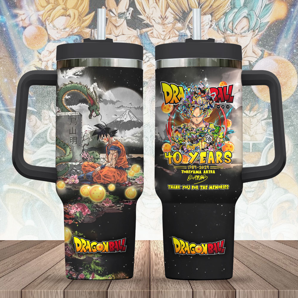 Dragon Ball Anime Custom Stanley Cup 40 oz 30 oz Tumbler With Handle