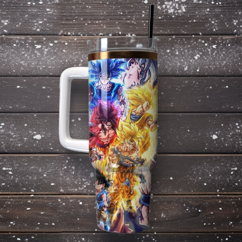 Dragon Ball Anime Custom Stanley Cup 40 oz 30 oz Tumbler With Handle