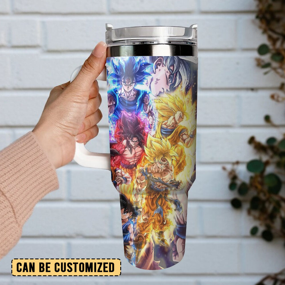Dragon Ball Anime Custom Stanley Cup 40 oz 30 oz Tumbler With Handle