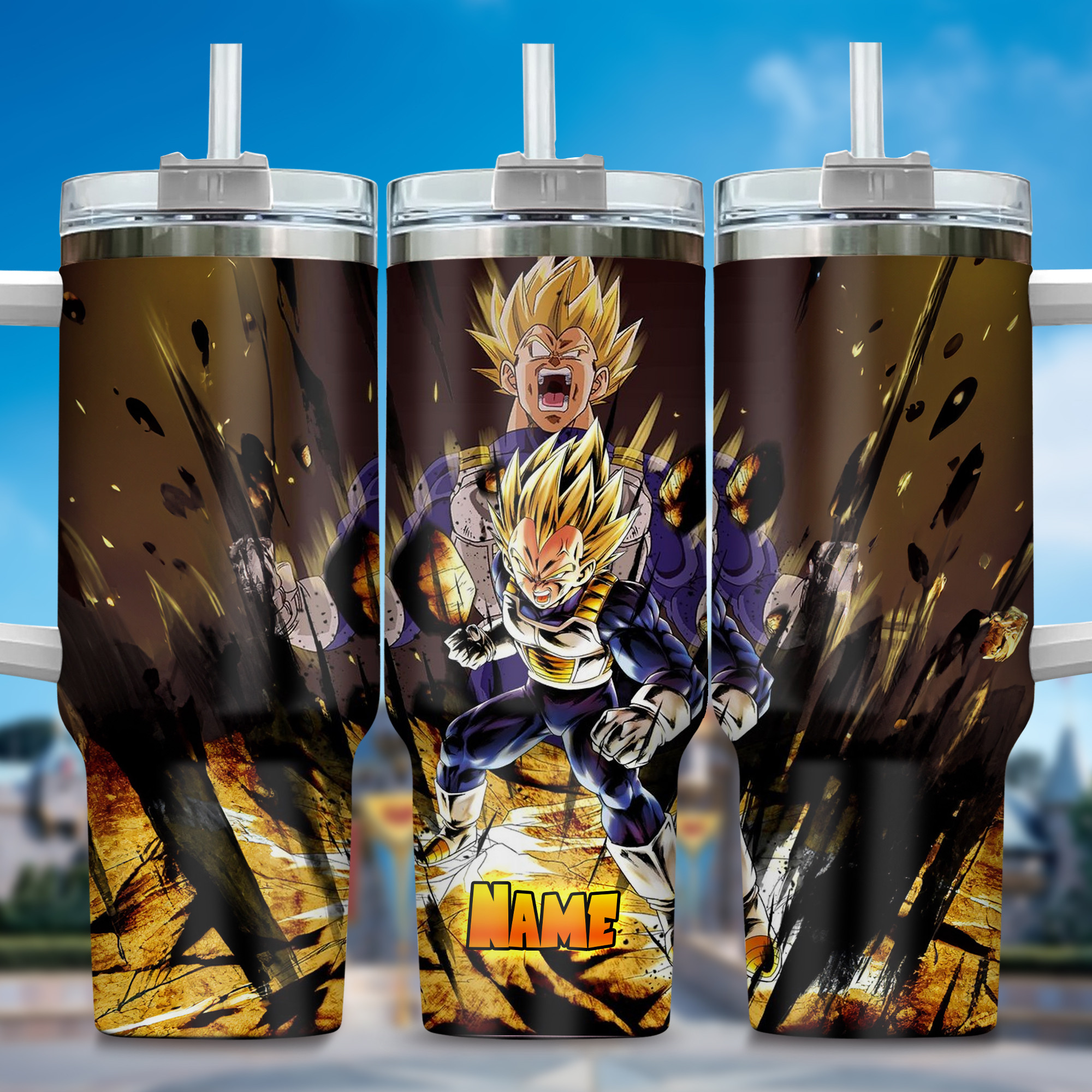 Dragon Ball Z Movies Custom Stanley Cup 40 oz 30 oz Tumbler With Handle