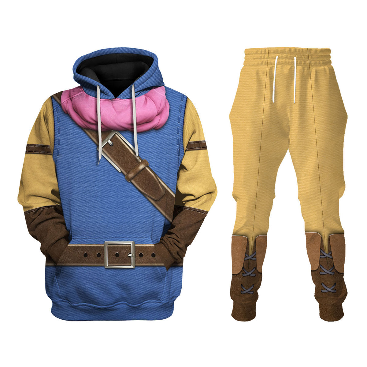 Dragon Quest Erdrick Hoodie T-shirt Sweatpants Cosplay - Stormmerch Exclusive