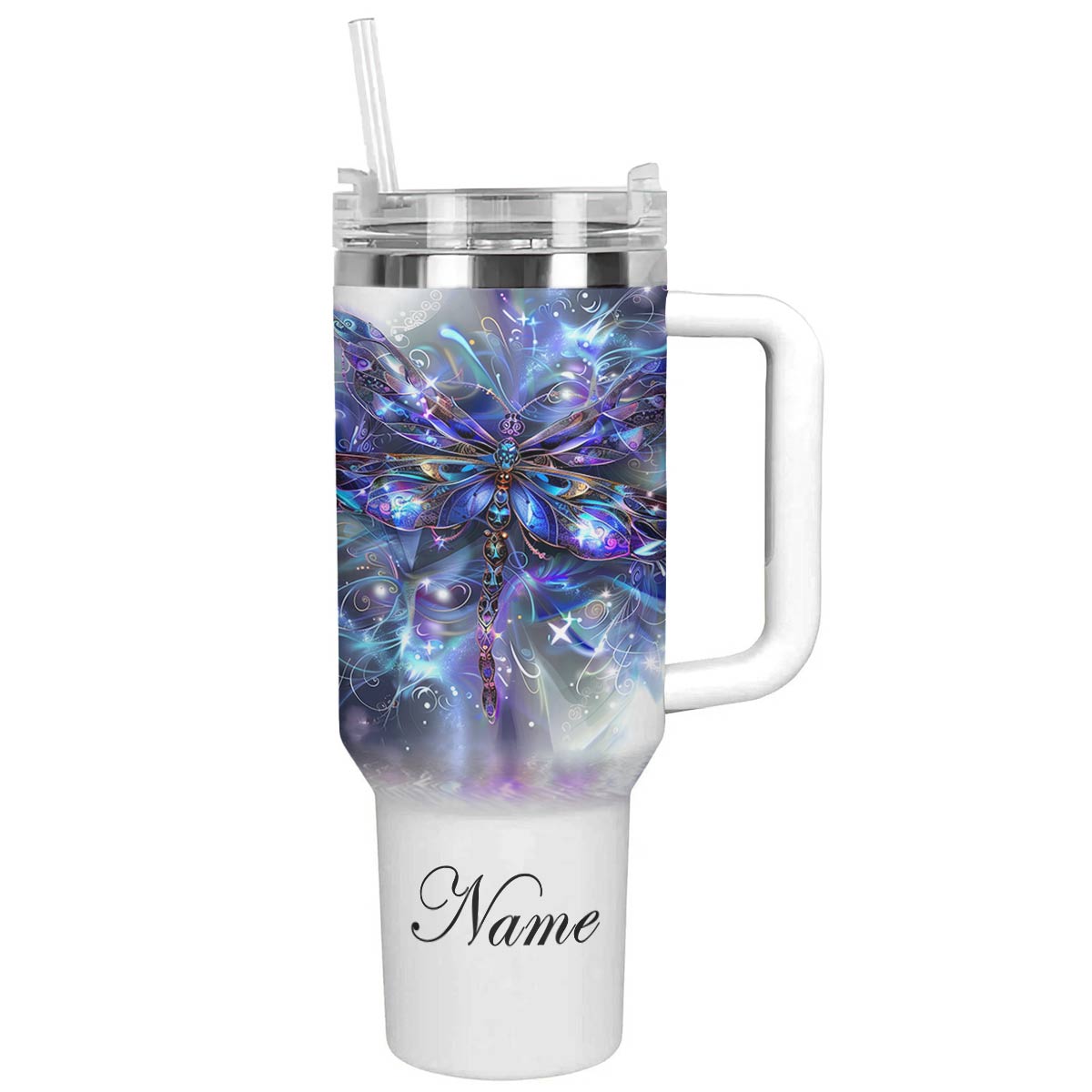 Dragonfly Custom Stanley Cup 40 oz 30 oz Tumbler With Handle
