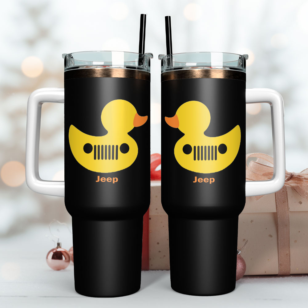 Duck Jeep Custom Stanley Cup 40 oz 30 oz Tumbler With Handle