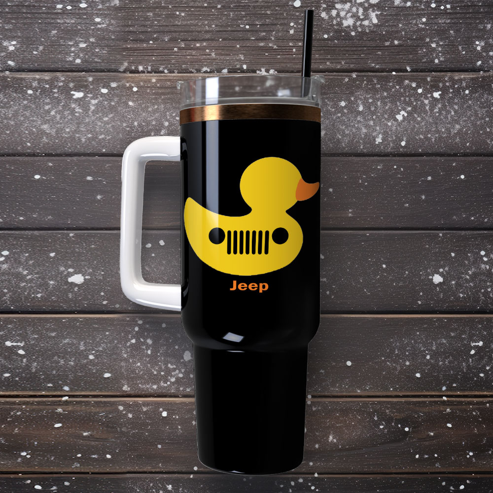 Duck Jeep Custom Stanley Cup 40 oz 30 oz Tumbler With Handle