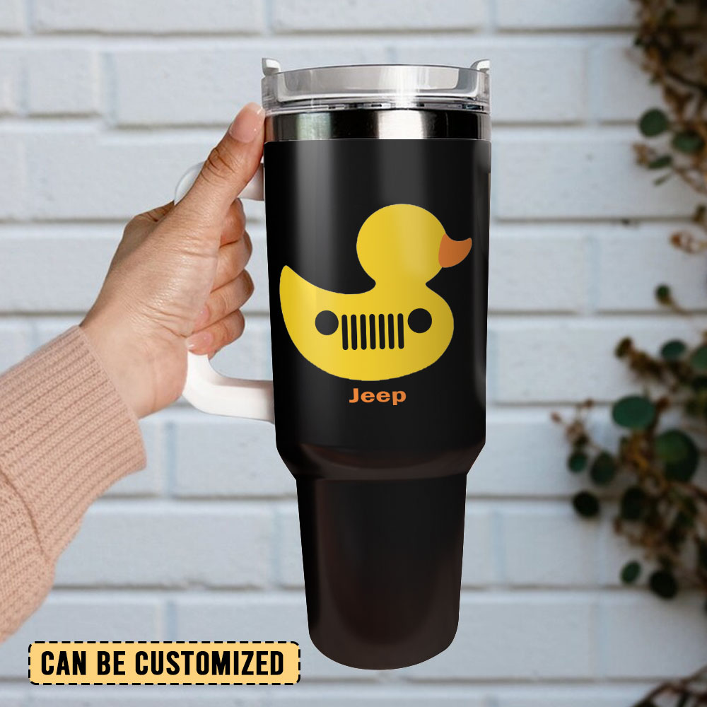 Duck Jeep Custom Stanley Cup 40 oz 30 oz Tumbler With Handle