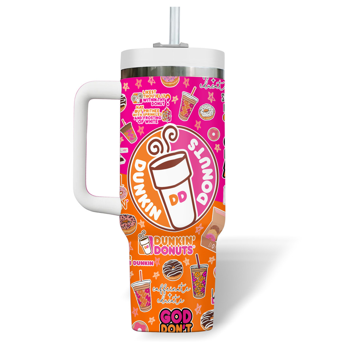 Dunkin' Donuts Food Custom Stanley Cup 40 oz 30 oz Tumbler With Handle