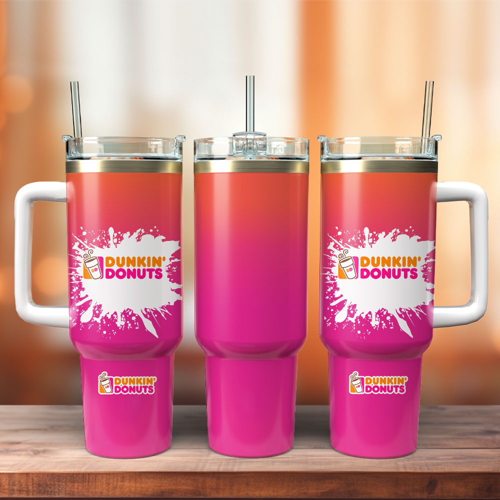Dunkin Donuts Food Custom Stanley Cup 40 oz 30 oz Tumbler With Handle
