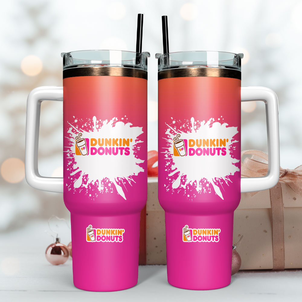 Dunkin Donuts Food Custom Stanley Cup 40 oz 30 oz Tumbler With Handle