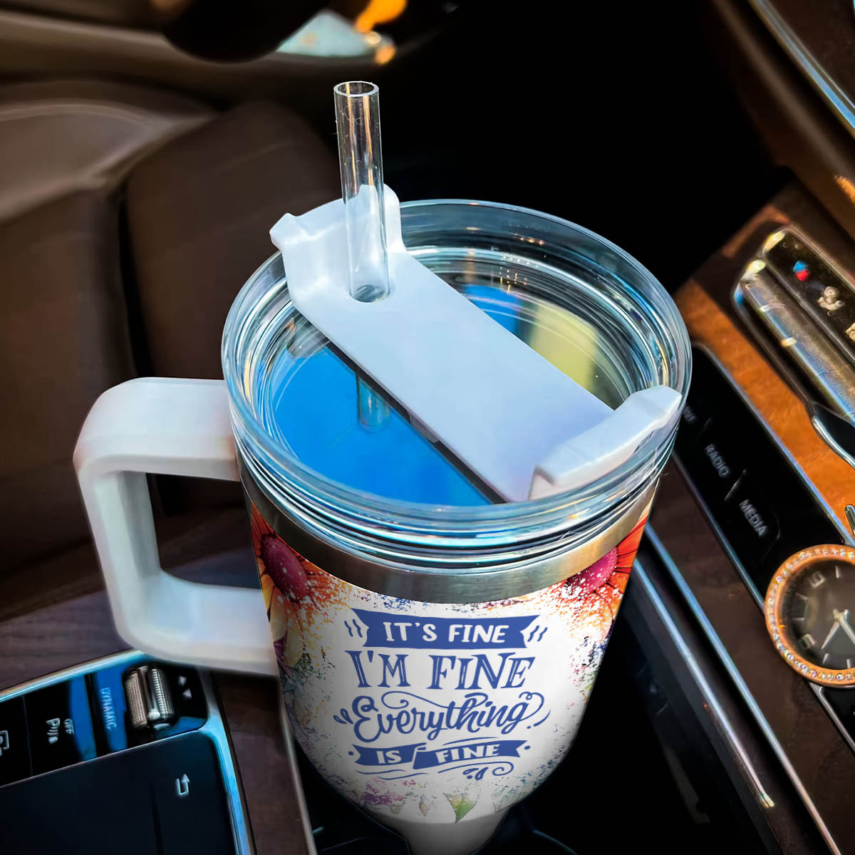 Eeyore Winnie the Pooh Cartoon Custom Stanley Cup 40 oz 30 oz Tumbler With Handle