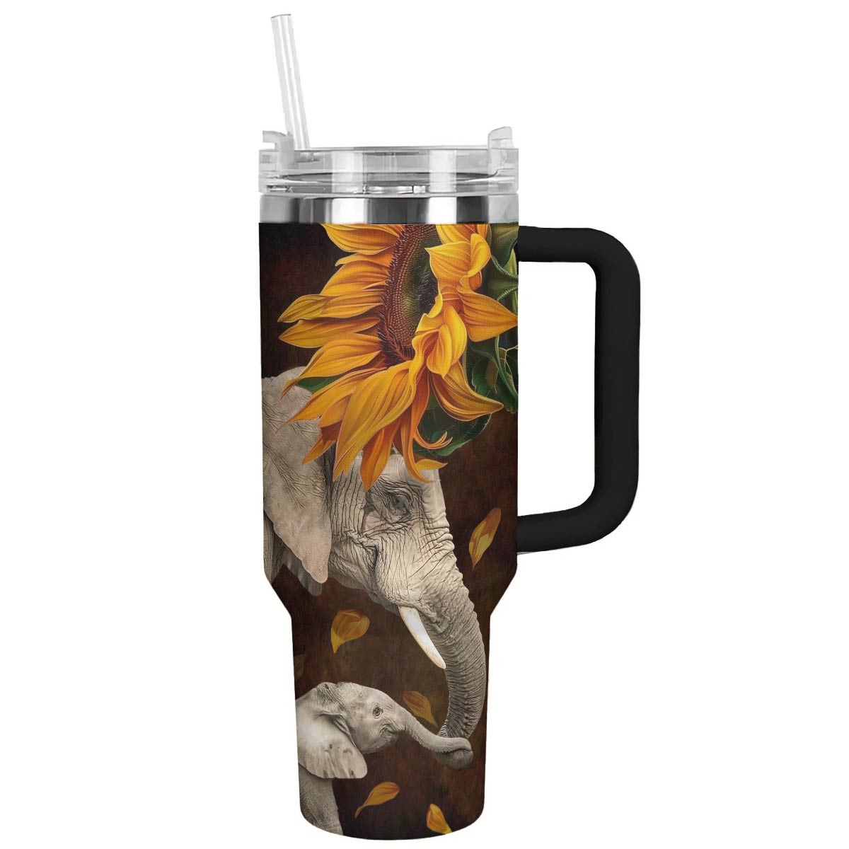 Elephant Custom Stanley Cup 40 oz 30 oz Tumbler With Handle