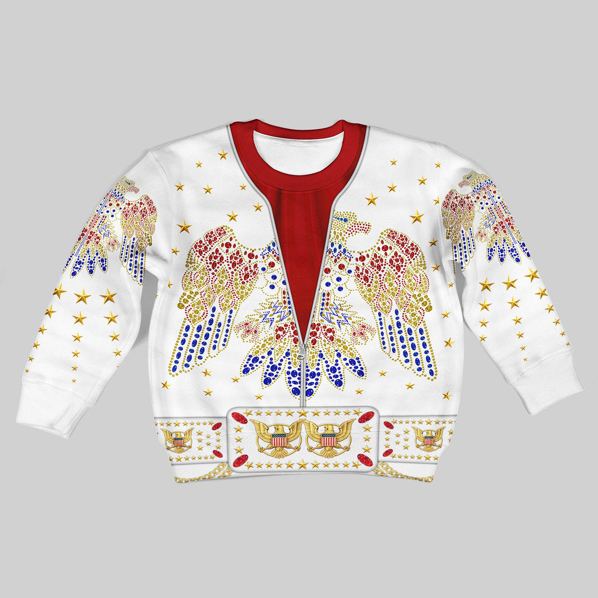 Elvis Costume Kid Hoodie Sweatshirt T-Shirt - Stormmerch Exclusive