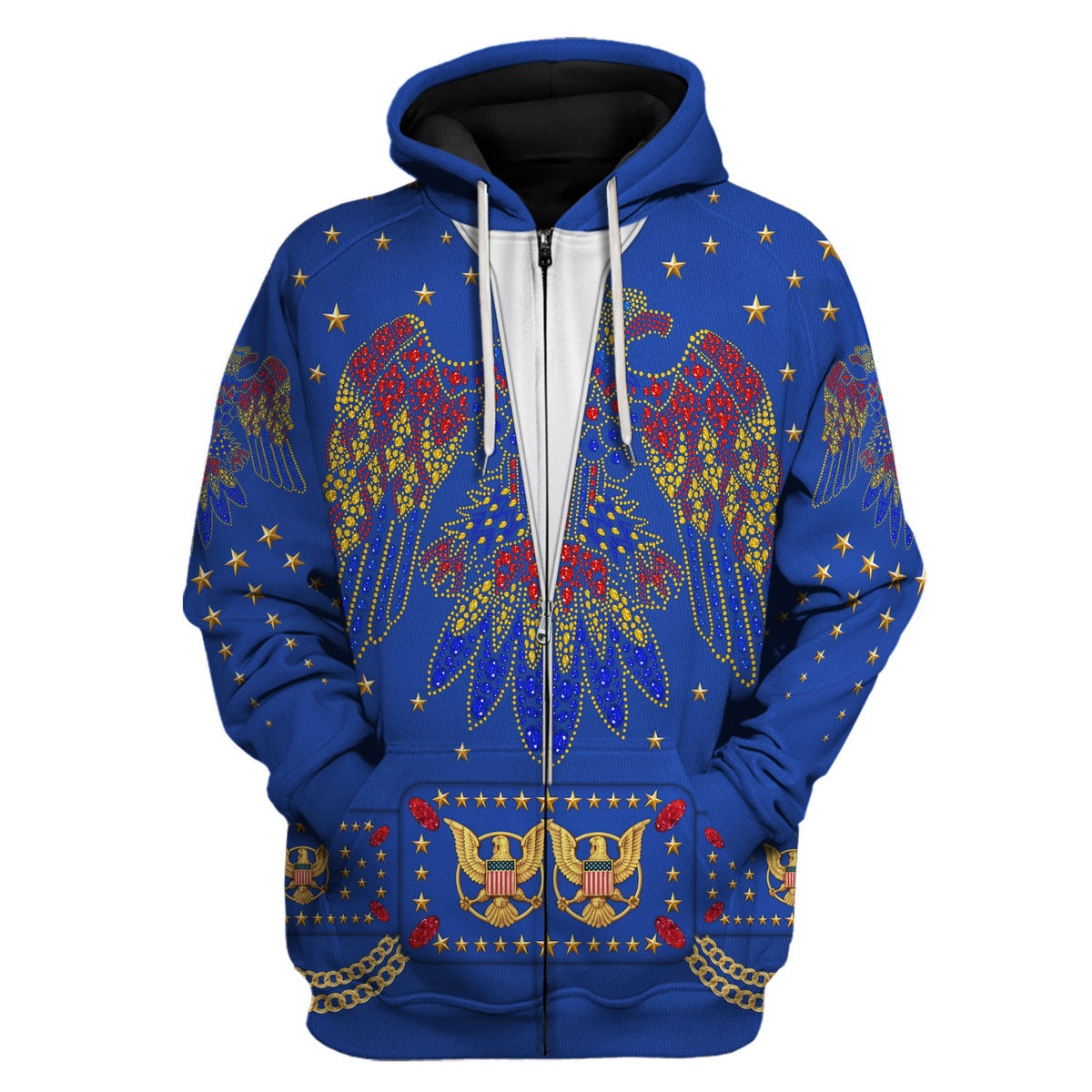 Elvis EAGLE Blue Costume Hoodie Sweatshirt T-Shirt Sweatpants - Stormmerch Exclusive