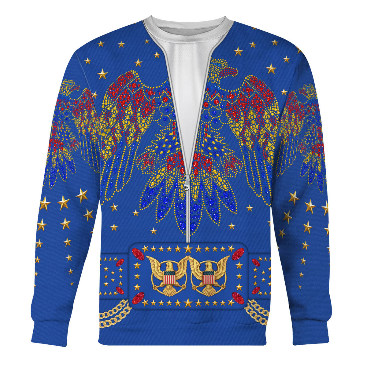 Elvis EAGLE Blue Costume Hoodie Sweatshirt T-Shirt Sweatpants - Stormmerch Exclusive