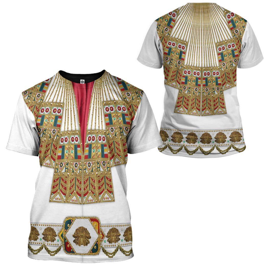 Elvis Presley Inca Gold Leaf Costume Hoodie Sweatshirt T-Shirt Sweatpants Tracksuit - Stormmerch Exclusive