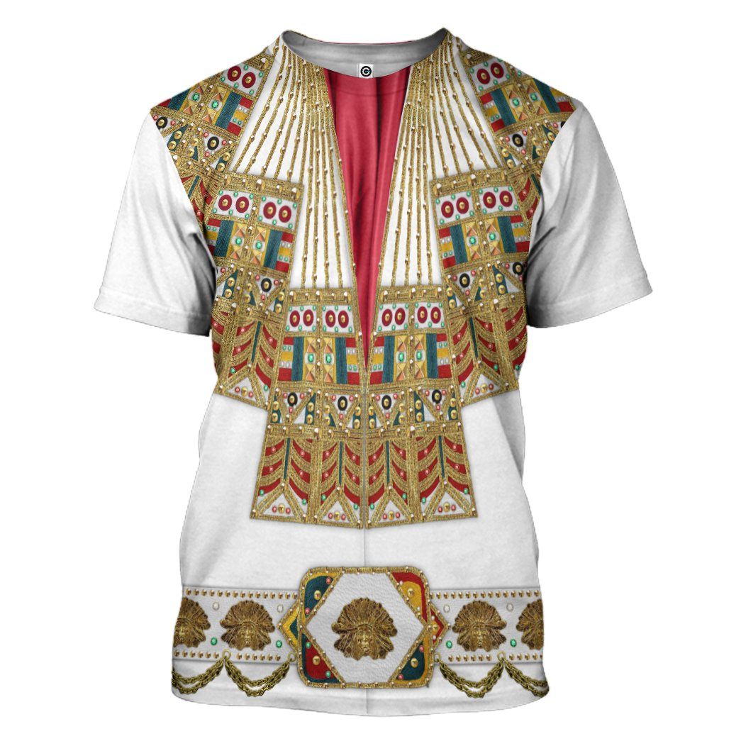 Elvis Presley Inca Gold Leaf Costume Hoodie Sweatshirt T-Shirt Sweatpants Tracksuit - Stormmerch Exclusive