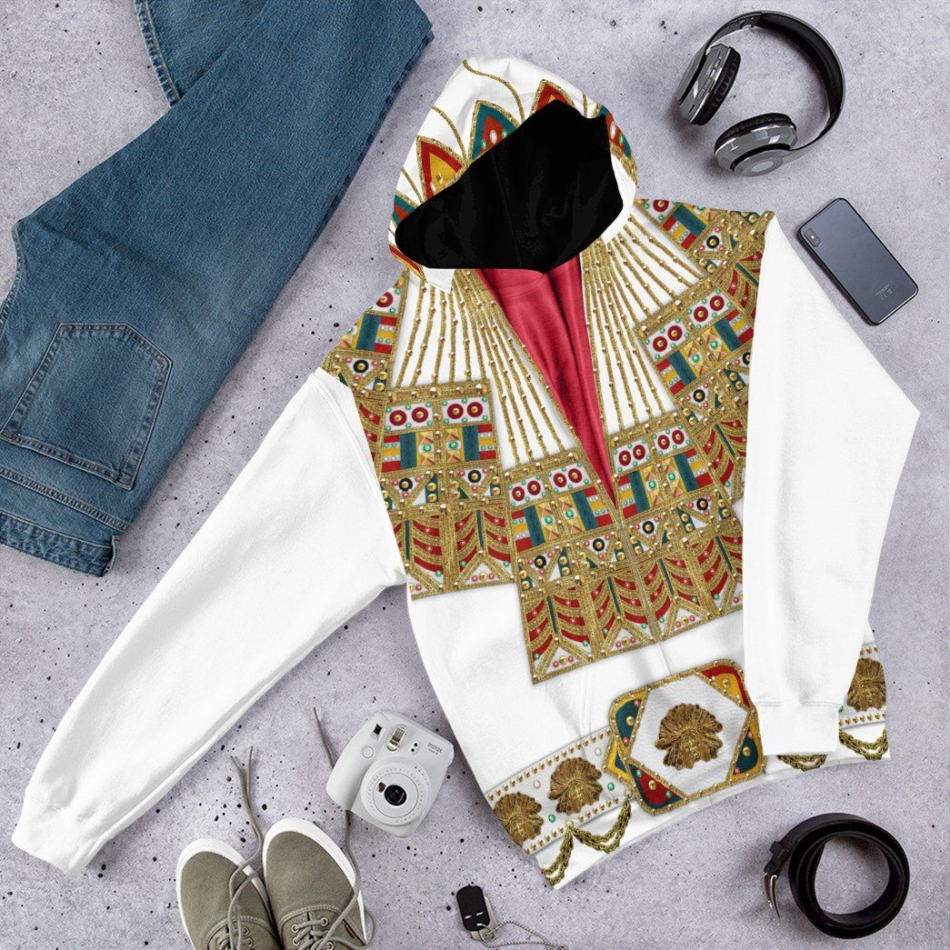 Elvis Presley Inca Gold Leaf Costume Hoodie Sweatshirt T-Shirt Sweatpants Tracksuit - Stormmerch Exclusive
