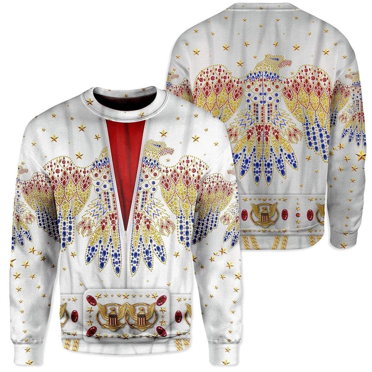 Elvis Presley Suit Costume Hoodie Sweatshirt T-Shirt Sweatpants Tracksuit - Stormmerch Exclusive
