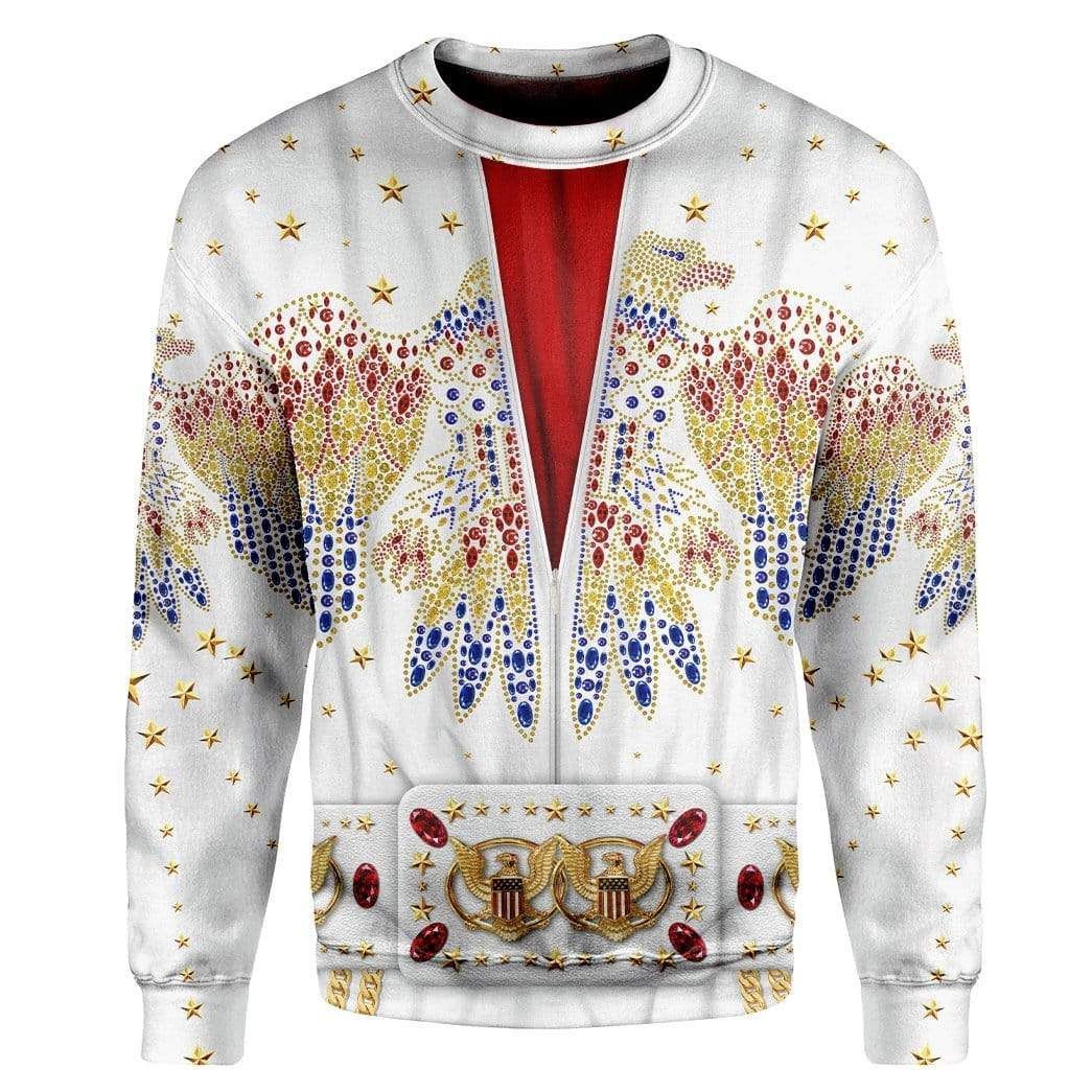 Elvis Presley Suit Costume Hoodie Sweatshirt T-Shirt Sweatpants Tracksuit - Stormmerch Exclusive