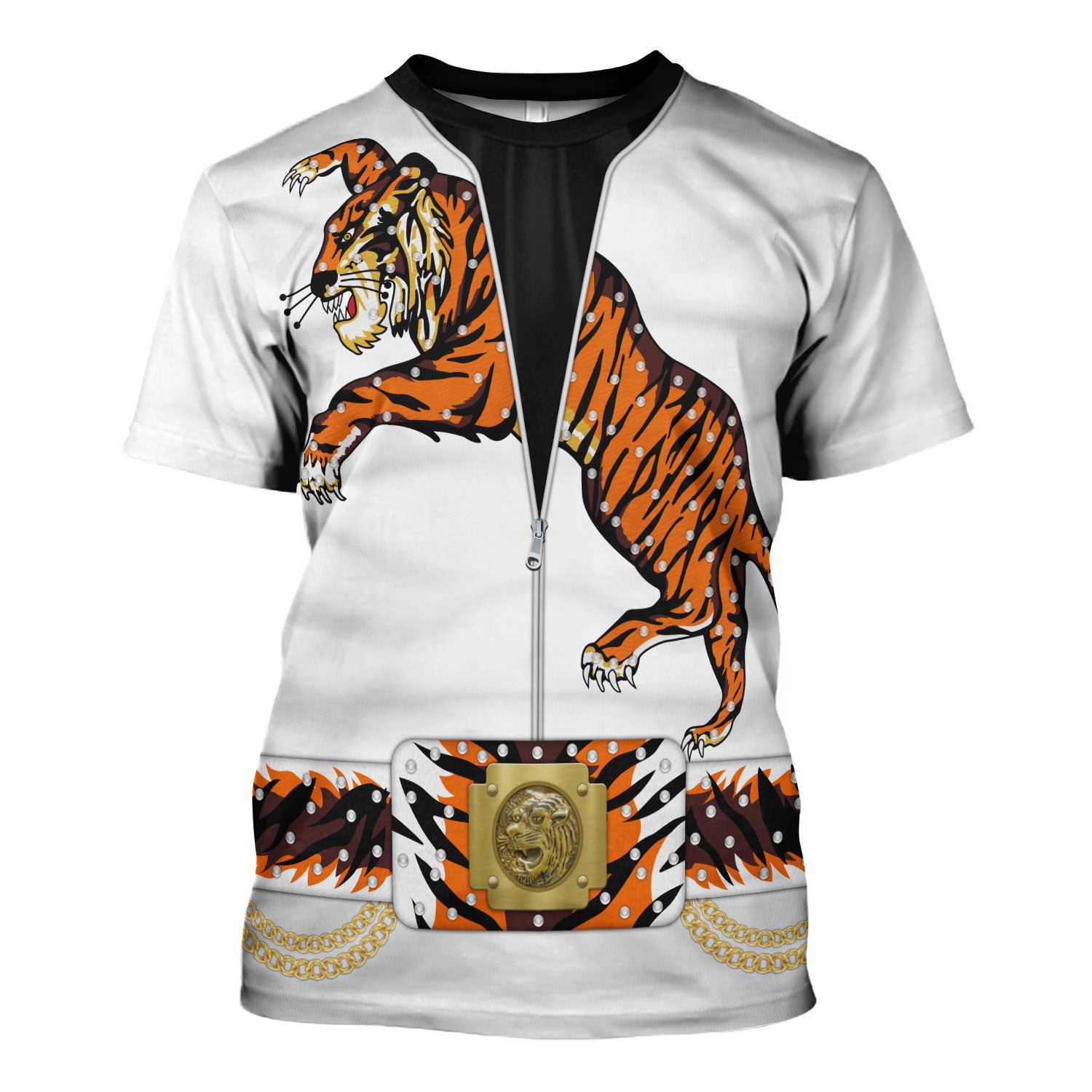 Elvis Presley Tiger Costume Hoodie Sweatshirt T-Shirt Sweatpants - Stormmerch Exclusive