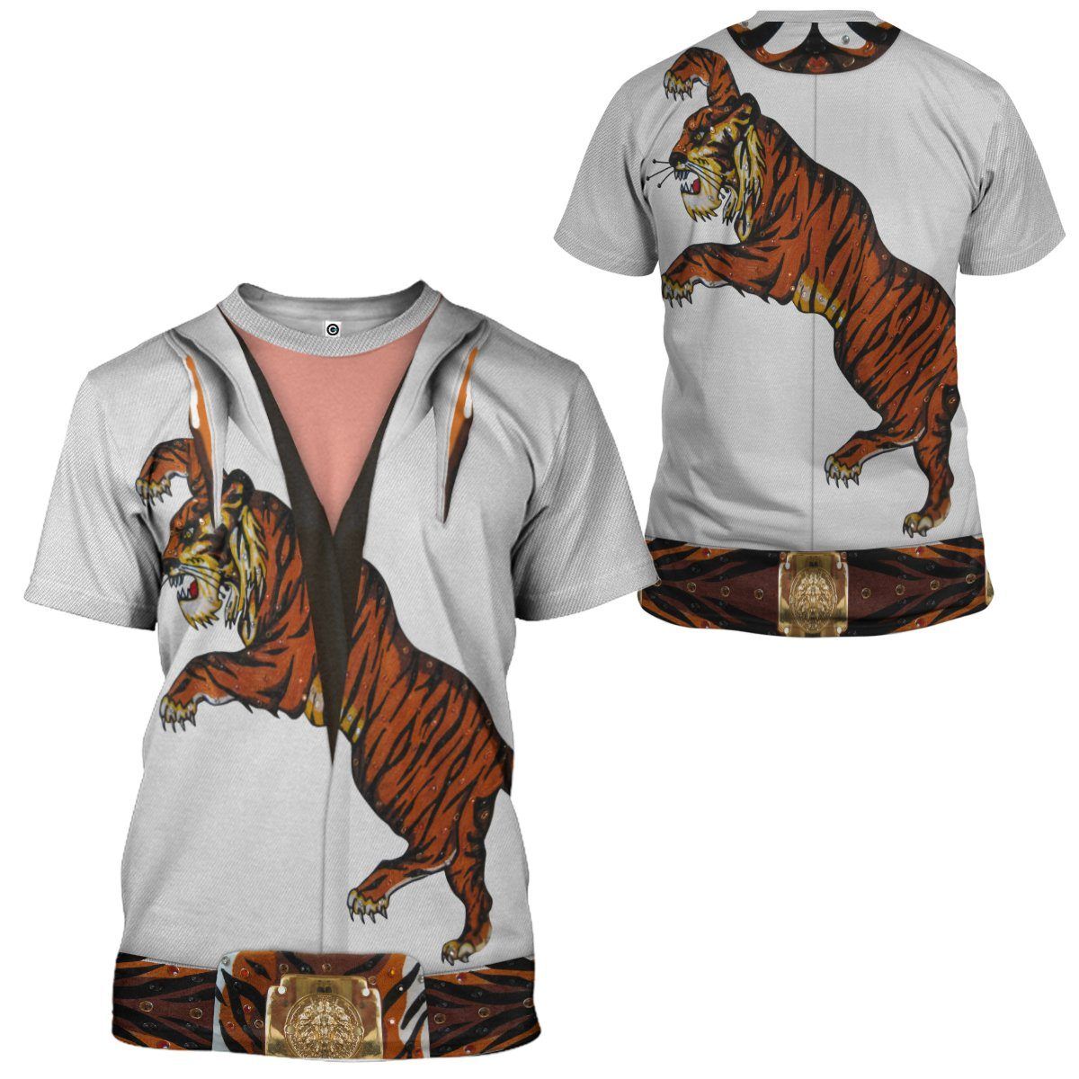 Elvis Presley Tiger Jumpsuit Costume Hoodie Sweatshirt T-Shirt Sweatpants Tracksuit - Stormmerch Exclusive
