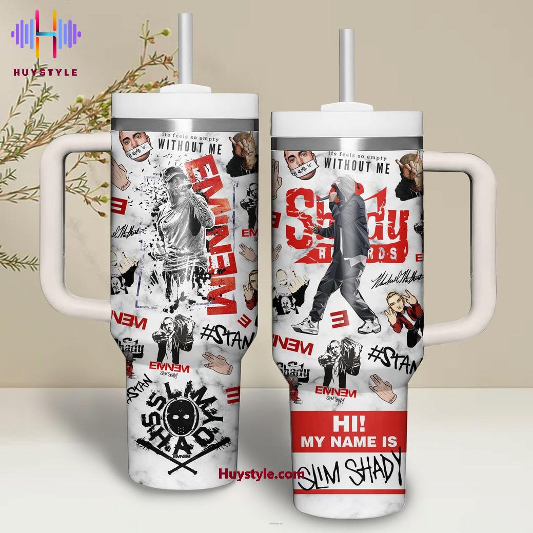 Eminem Music Custom Stanley Cup 40 oz 30 oz Tumbler With Handle