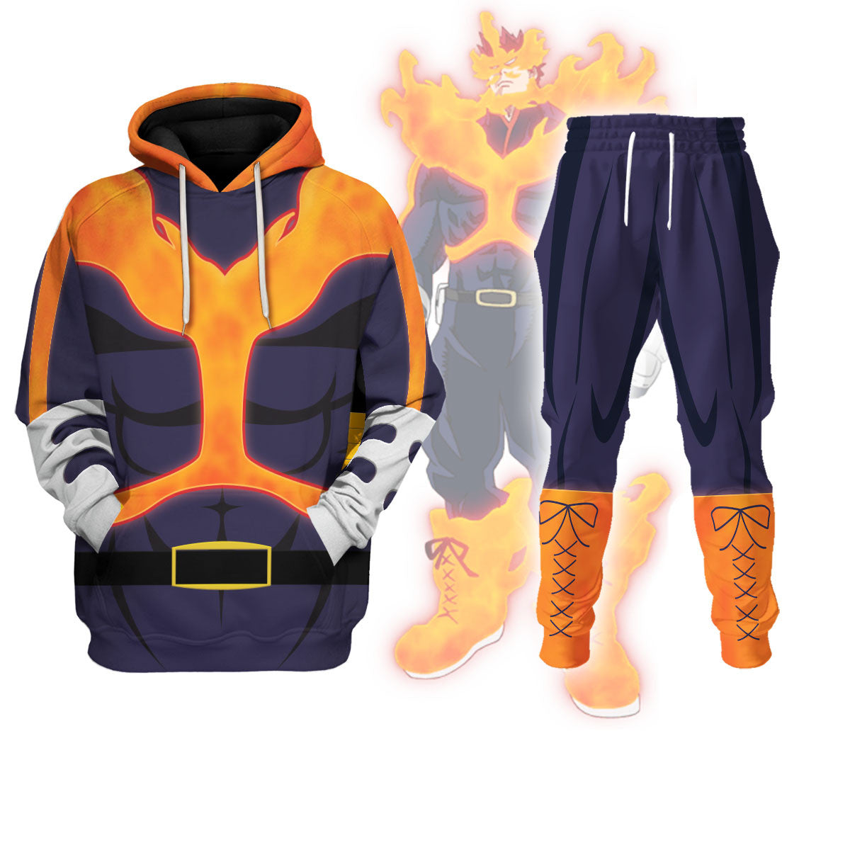 Endeavor My Hero Academia Hoodies T-shirt Sweatpants Apparel - Stormmerch Exclusive