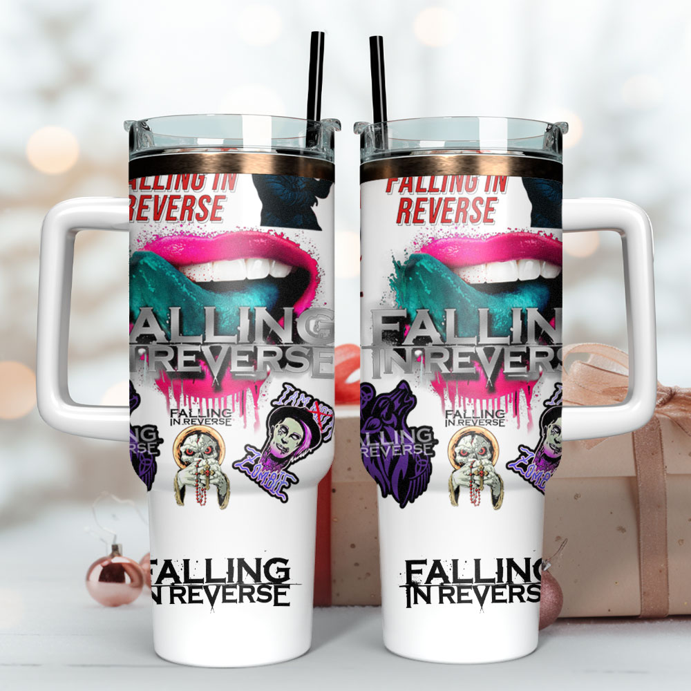 Falling In Reverse Music Band Custom Stanley Cup 40 oz 30 oz Tumbler With Handle
