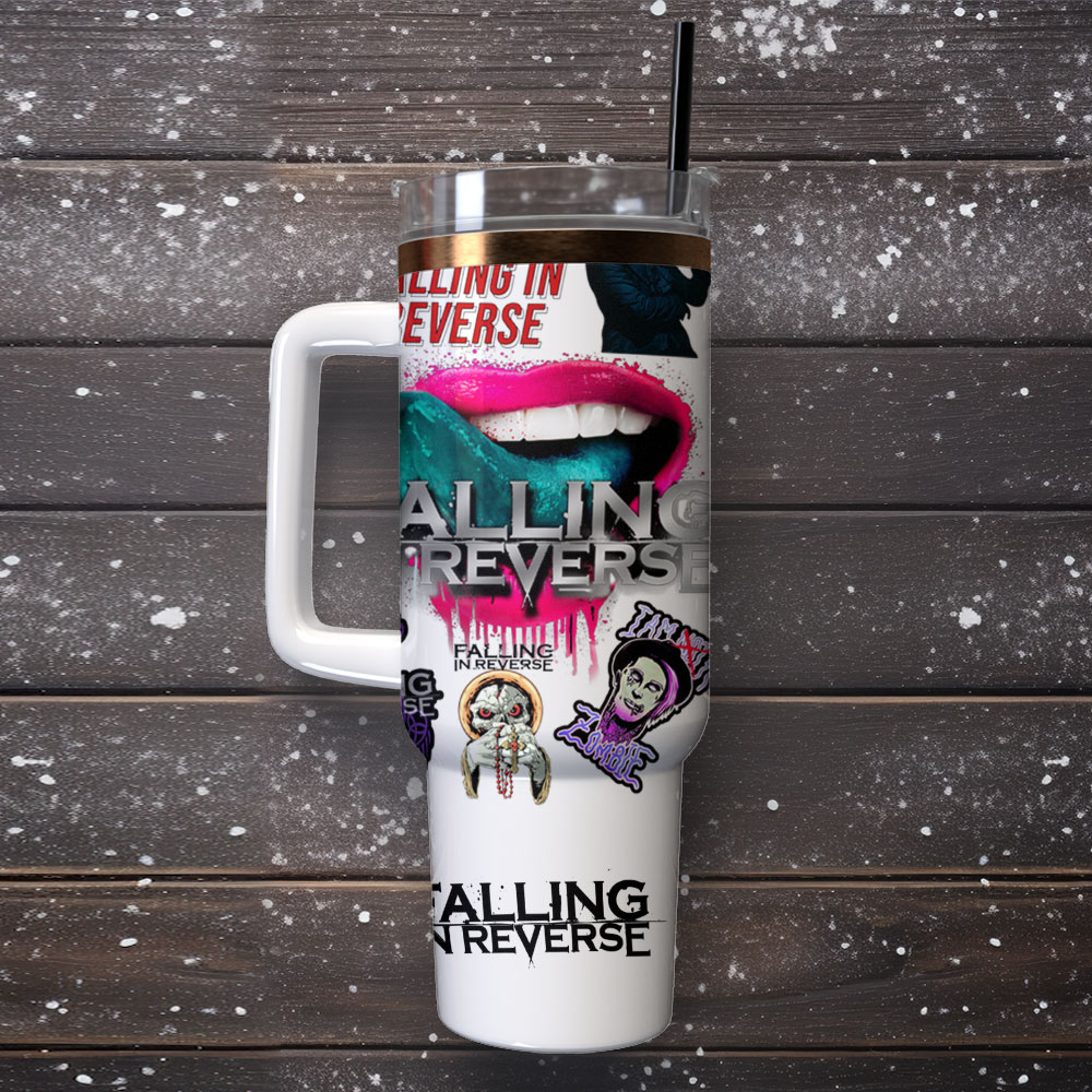 Falling In Reverse Music Band Custom Stanley Cup 40 oz 30 oz Tumbler With Handle