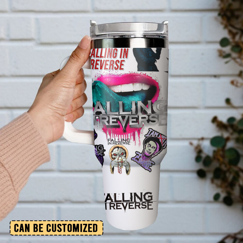 Falling In Reverse Music Band Custom Stanley Cup 40 oz 30 oz Tumbler With Handle