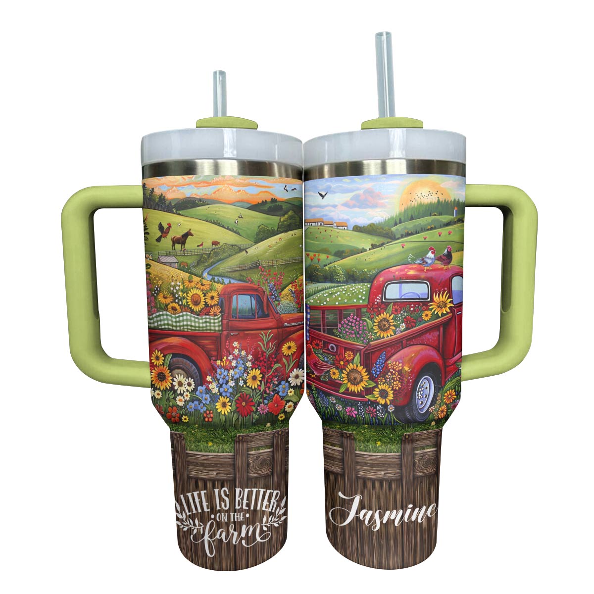 Farm Love Custom Stanley Cup 40 oz 30 oz Tumbler With Handle