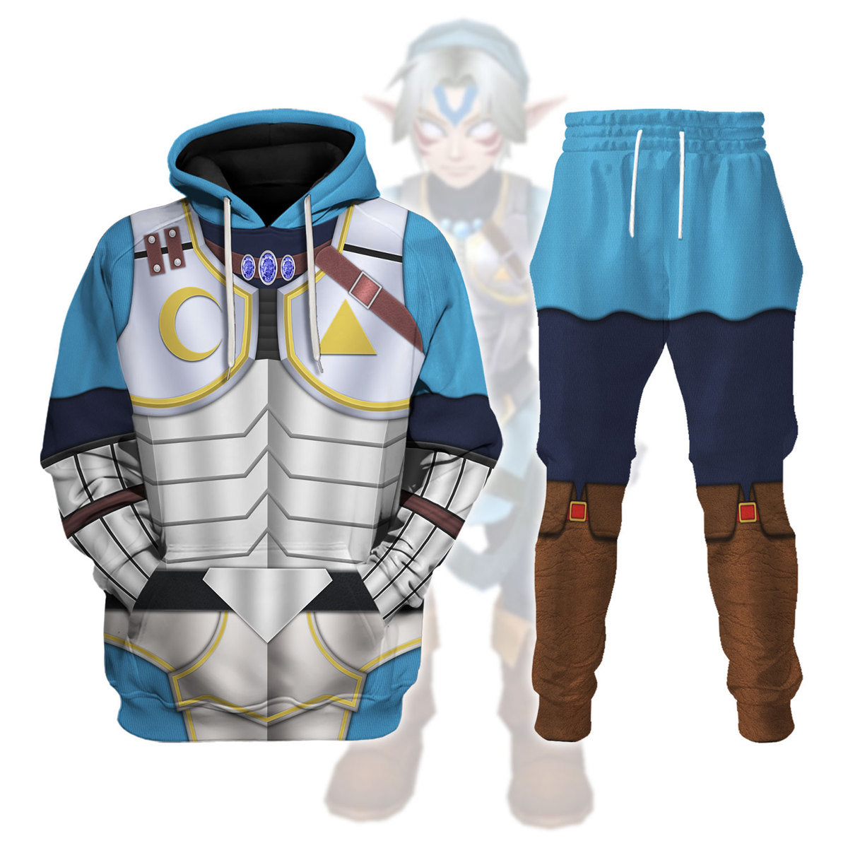 Fierce Deity Link Unisex Hoodie Sweatshirt T-shirt Sweatpants Cosplay - Stormmerch Exclusive