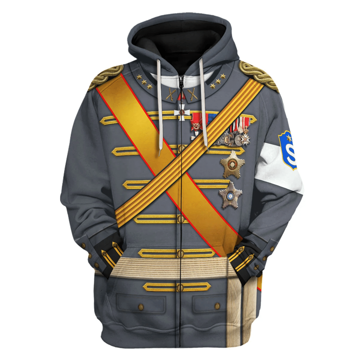 Finnish Military Leader Carl Gustaf Emil Mannerheim Costume Hoodie Sweatshirt T-Shirt Sweatpants Tracksuit - Stormmerch Exclusive