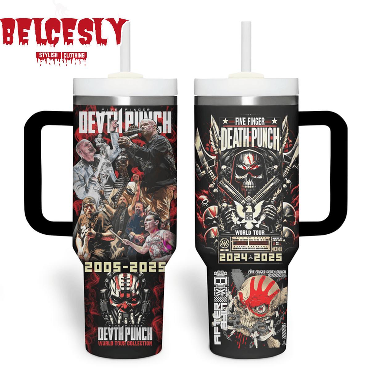Five Finger Death Punch Music Custom Stanley Cup 40 oz 30 oz Tumbler With Handle