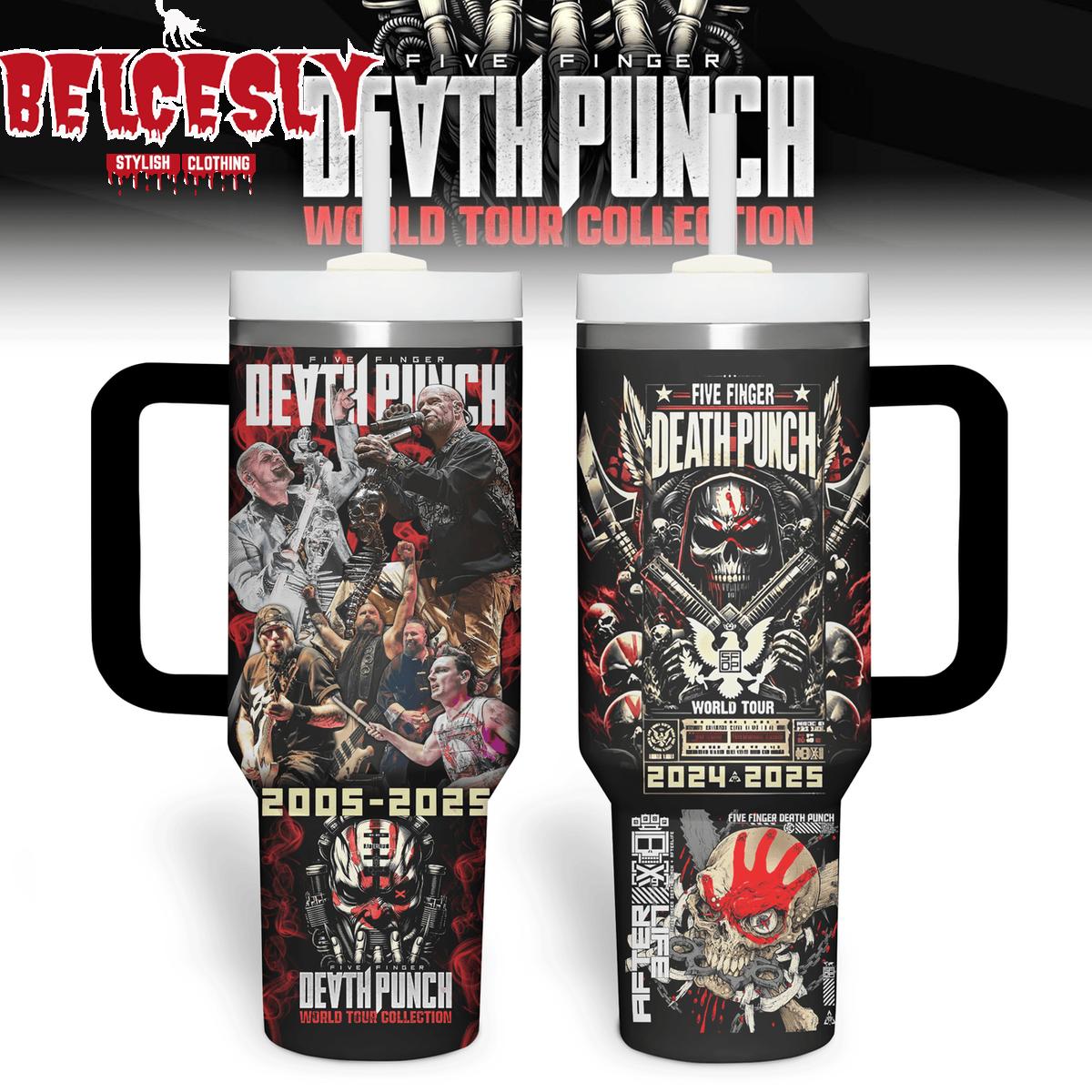 Five Finger Death Punch Music Custom Stanley Cup 40 oz 30 oz Tumbler With Handle
