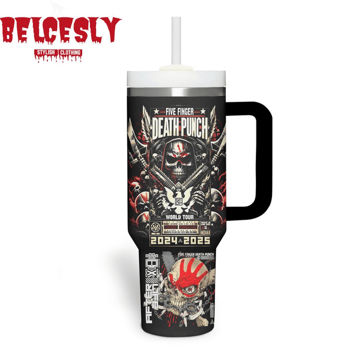 Five Finger Death Punch Music Custom Stanley Cup 40 oz 30 oz Tumbler With Handle