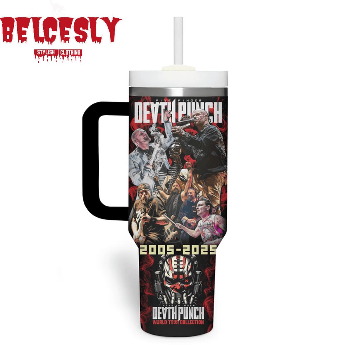 Five Finger Death Punch Music Custom Stanley Cup 40 oz 30 oz Tumbler With Handle