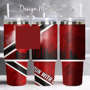 Flag of Trinidad and Tobago Custom Stanley Cup 40 oz 30 oz Tumbler With Handle