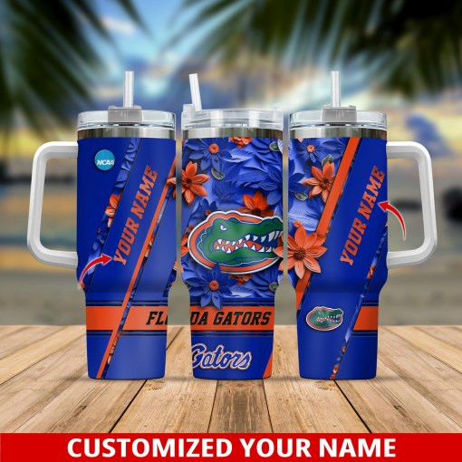 Florida Gators NCAA Custom Stanley Cup 40 oz 30 oz Tumbler With Handle