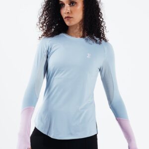 Forget Me Not Smoky Gym Sport Workout Long Sleeve T-Shirt