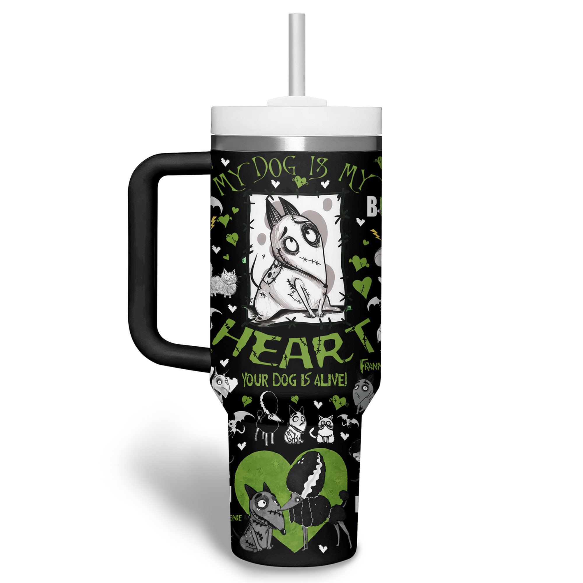 Frankenweenie Movies Custom Stanley Cup 40 oz 30 oz Tumbler With Handle