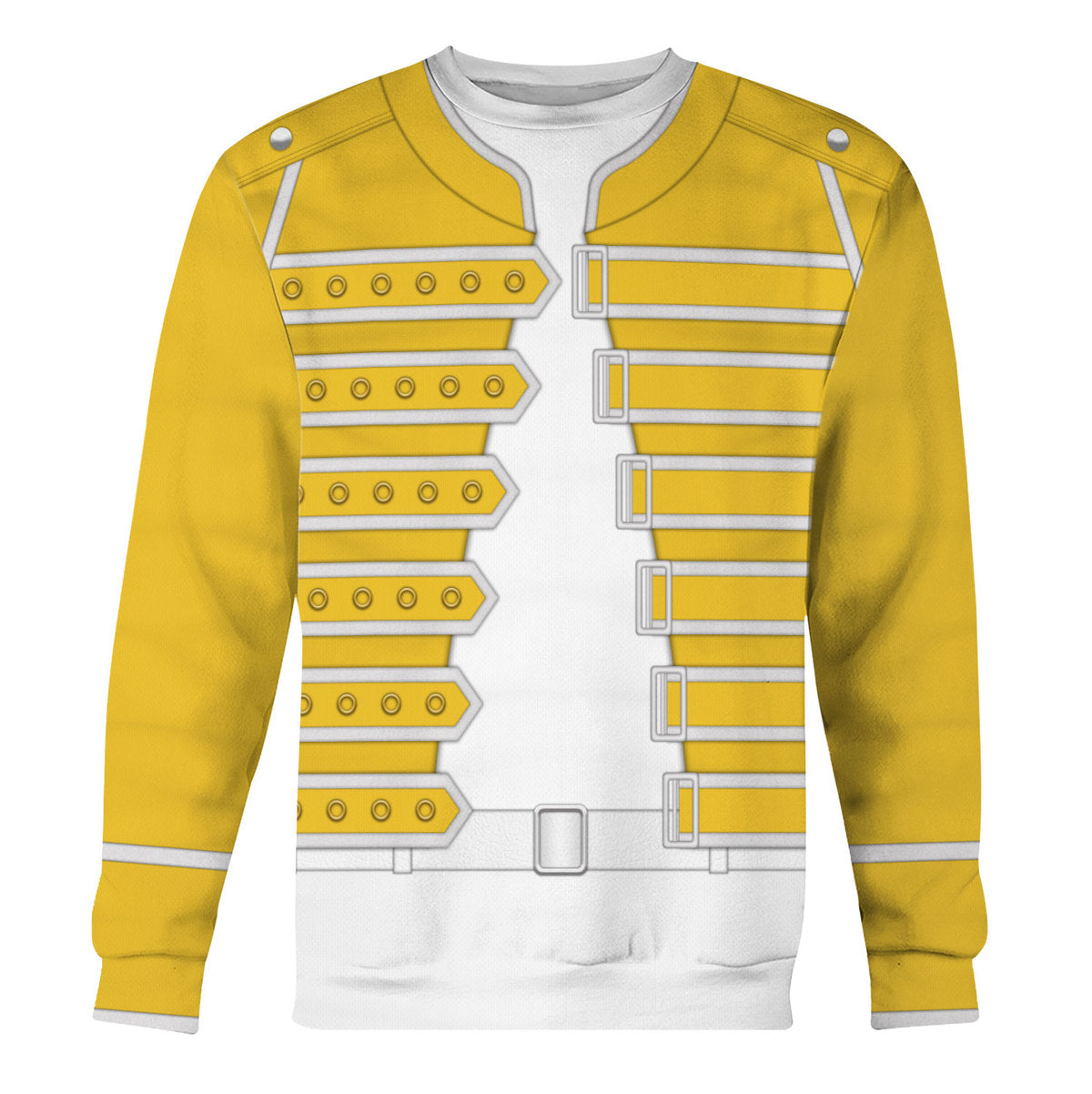 Freddie Mercury Costume Wembley Yellow Hoodie Sweatshirt T-Shirt Tracksuit - Stormmerch Exclusive