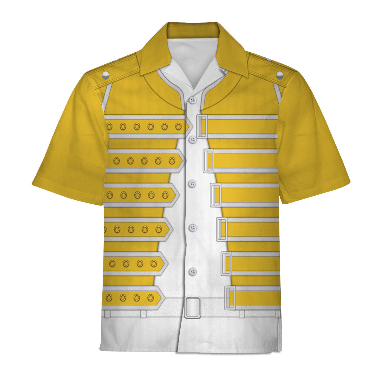 Freddie Mercury Costume Wembley Yellow Hoodie Sweatshirt T-Shirt Tracksuit - Stormmerch Exclusive