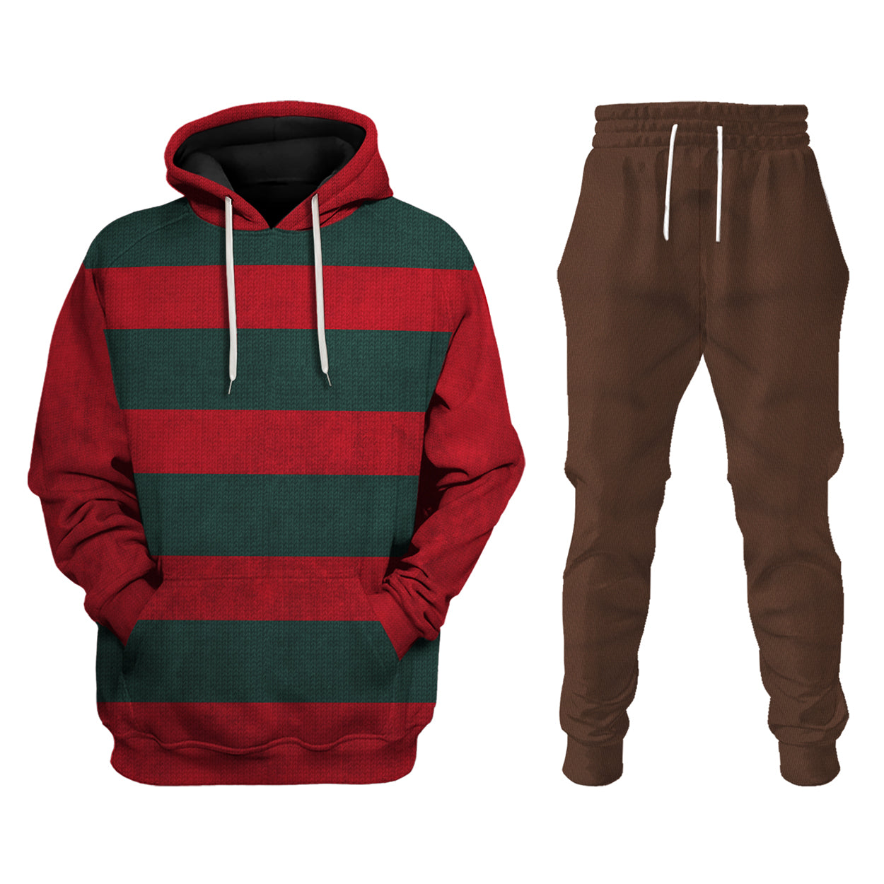 Freddy Krueger Costume Hoodie Sweatshirt T-Shirt Sweatpants Tracksuit - Stormmerch Exclusive