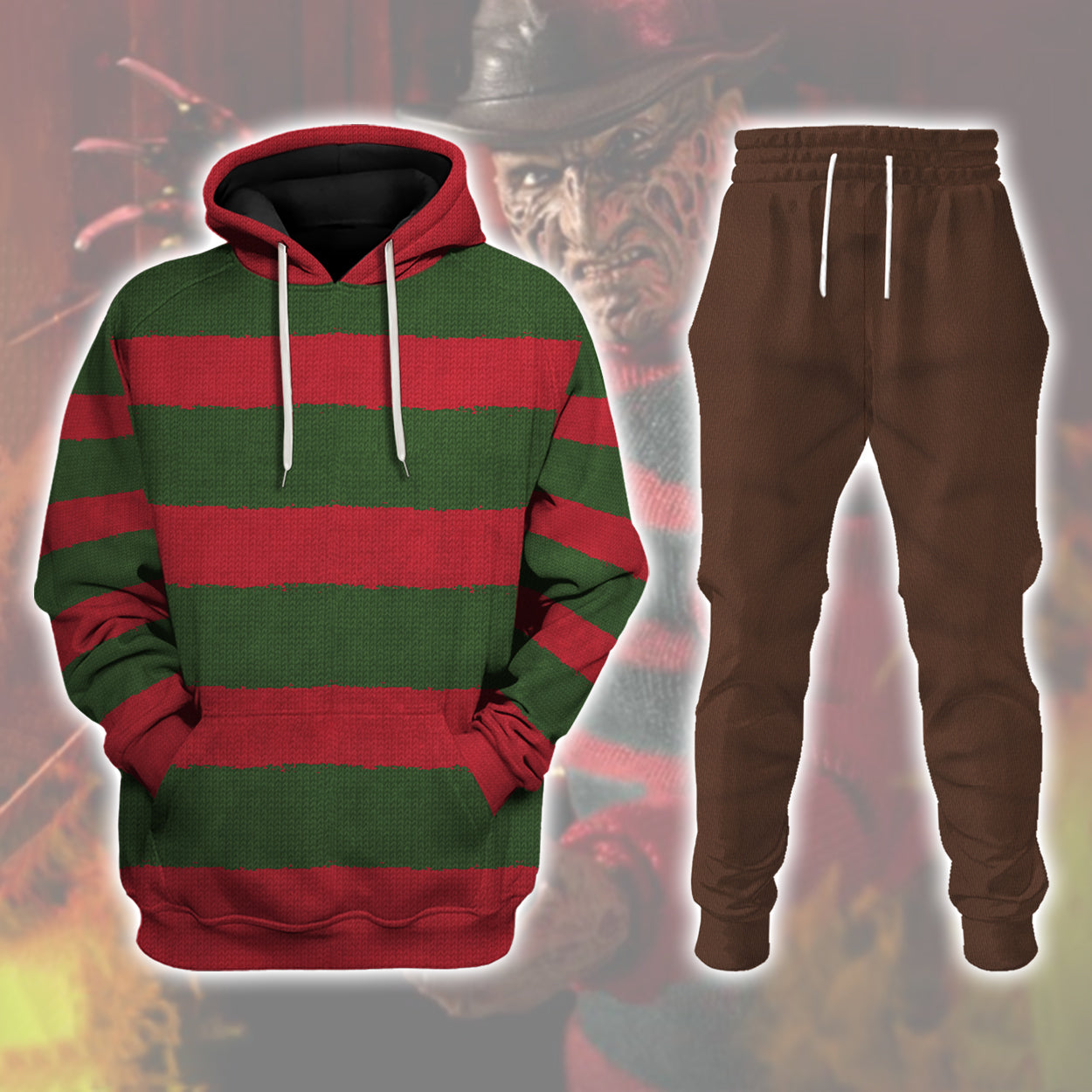Freddy Krueger Hoodie Sweatshirt T-Shirt Tracksuit - Stormmerch Exclusive