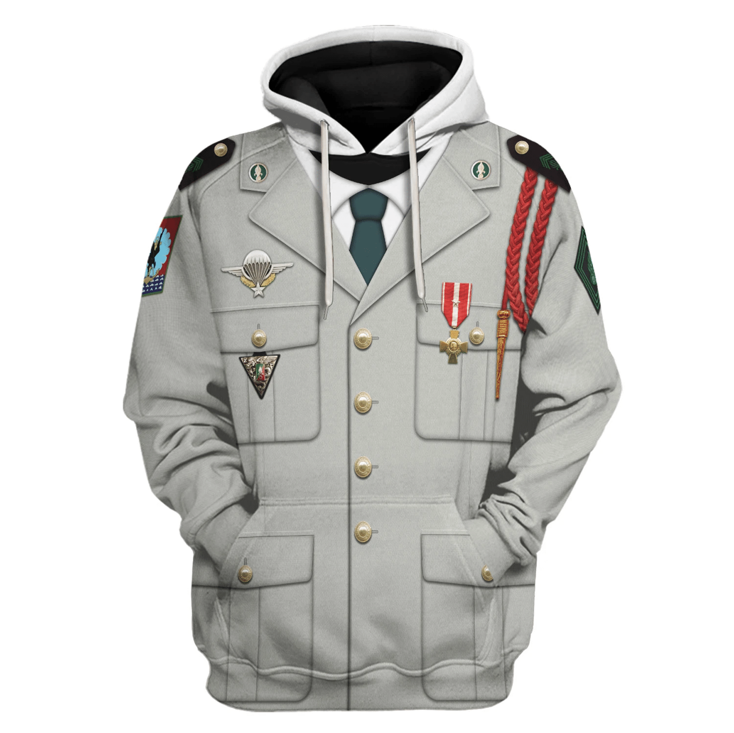 French Foreign Legion Costume Hoodie Sweatshirt T-Shirt Sweatpants Tracksuit - Stormmerch Exclusive