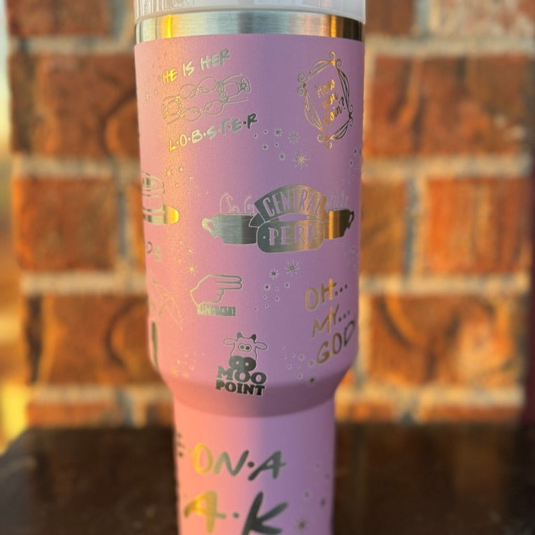 Friends TV Series Custom Stanley Cup 40 oz 30 oz Tumbler With Handle